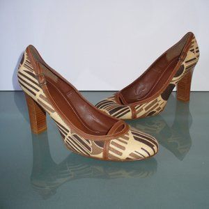 Banana Republic Made in Italy Linen & Leather Pump